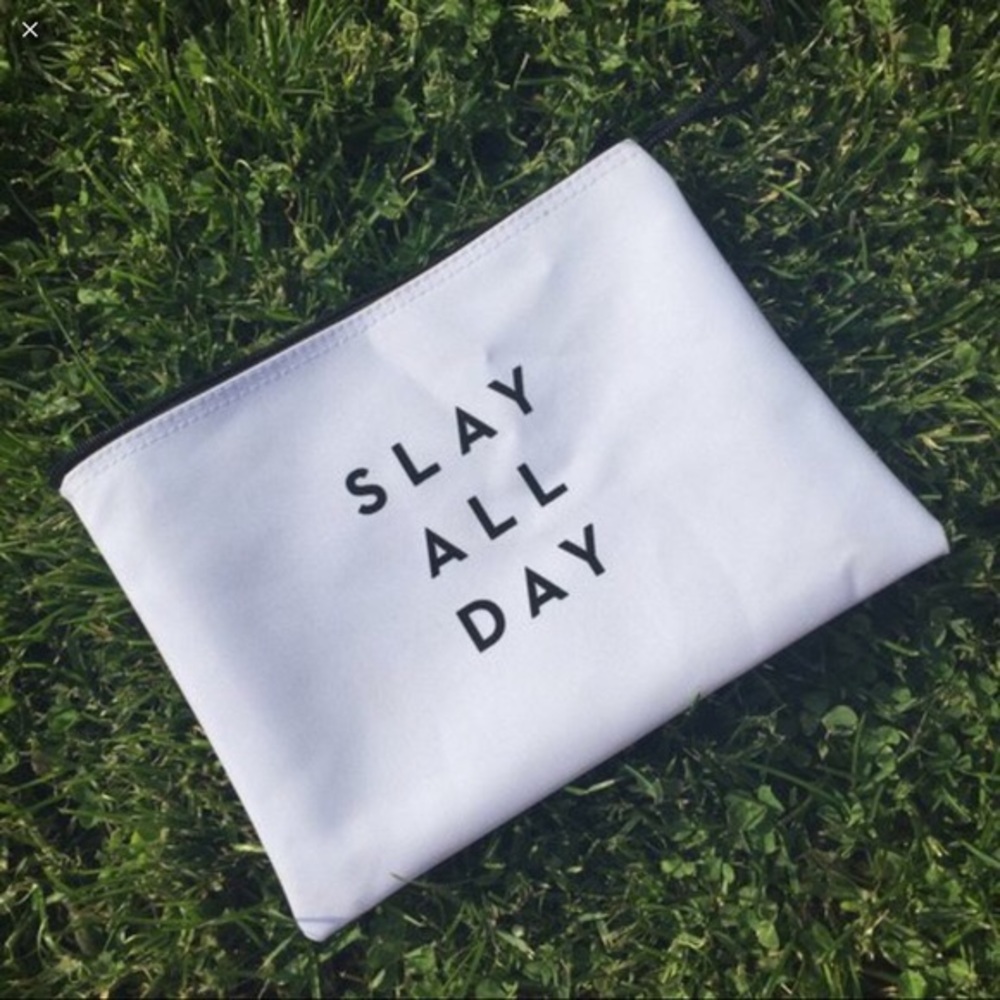 “Slay all day” MILLY zip pouch